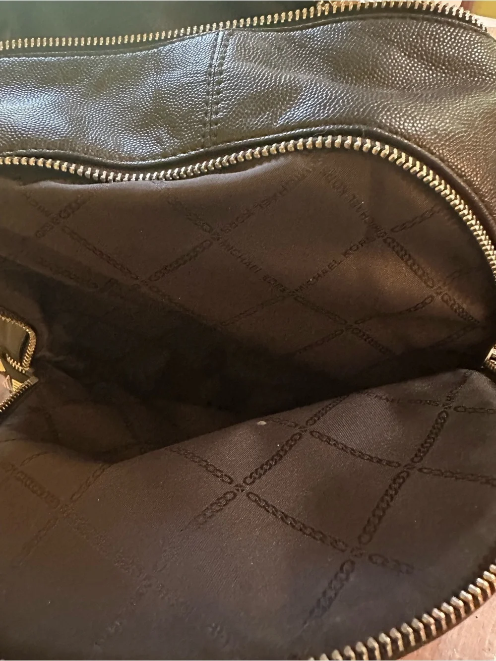 Michael Kors Black Leather Stud-Trim Backpack